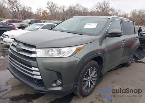 2017 Toyota Highlander Xle from USA, damaged, VIN 5TDJZRFH6HS371815